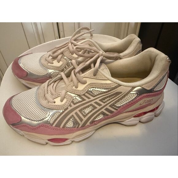 ASICS Men\'s Mesh Suede Gel-NYC Running Sneakers 1203A383 Rose Water Size 7.5 main image 6